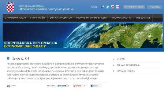 WEB Gospodarska diplomacija