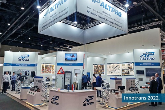 Jubilarno deseto izlaganje tvrtke ALTPRO na sajmu Innotrans na 30-tu obljetnicu poslovanja tvrtke